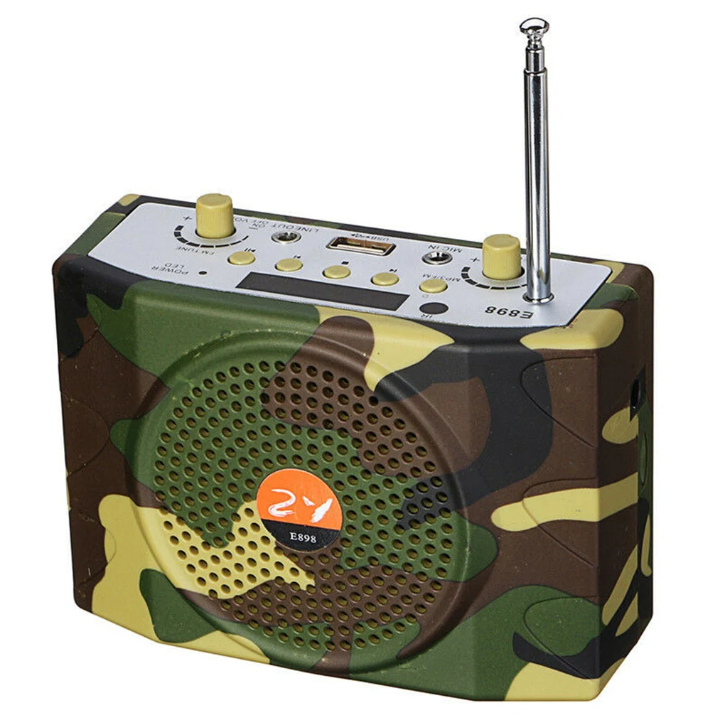 

38W Hunting Decoy Calls Electronic Bird Caller CamouflageElectric Hunting Decoy Speaker MP3 Speaker Remote Controller Kit