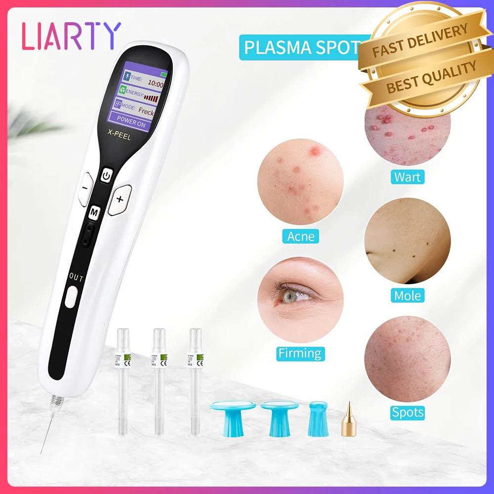 2 In 1 Ozone Acne Removal& Mole Removal Plasma Pen 8 Speed Adjustment Ance Spots Remove Pen Lightening Wrinkles Ance Marks