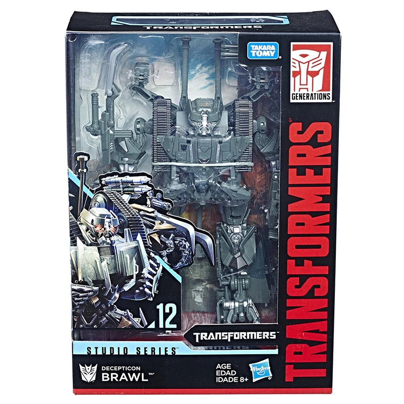 Harbro Transformers Studio Series SS12 Brawl Voyager Class Action Figure Tank Car Model Robot Boy Birthday Gift Toys