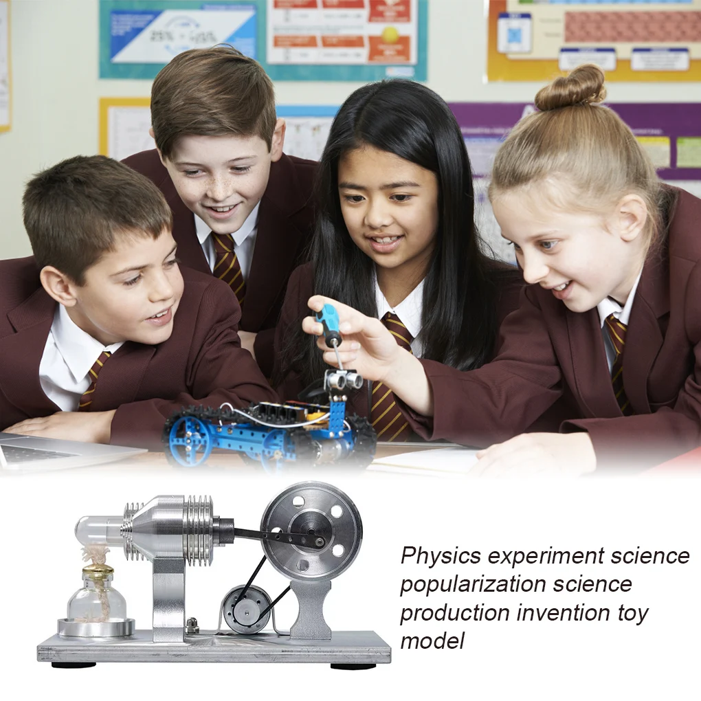 

Модель двигателя, двигатель, быстрое питание от пара, генератор внешнего сгорания, образовательные игрушки, аксессуары для детей