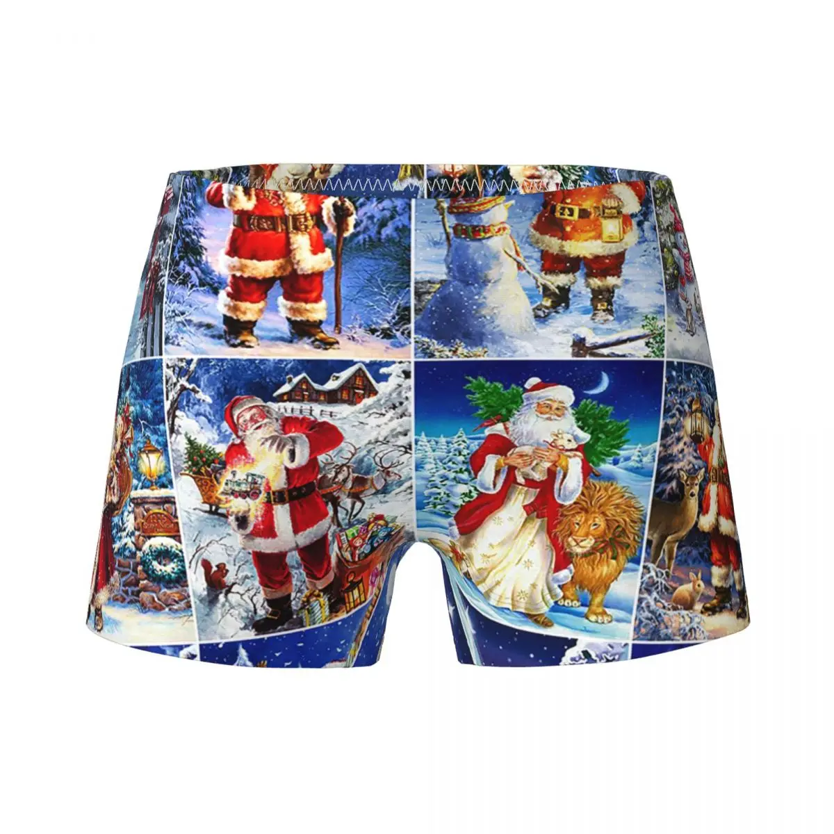

Young Girls Merry Christmas Boxers Child Pure Cotton Underwear Kids Teenage Santa New Year Underpants Shorts For 4-15Y