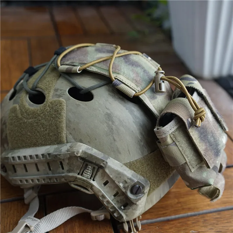 High Cut Combat Helmet MC Accessory Bag Battery Bag Night Vision Instrument Sorting Line Bag Multi Purpose Nylon Accessory Bag