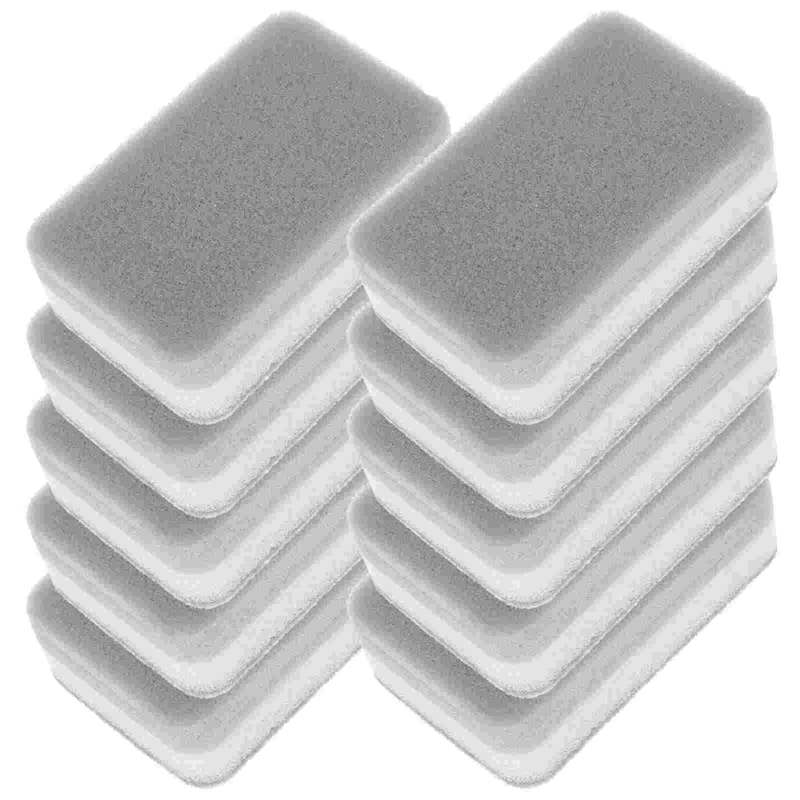 

10 Pcs Cleaning Sponges Dishwashing Microfiber Kitchen Natural Scrubber Anti-scratch Three-Layer Scouring