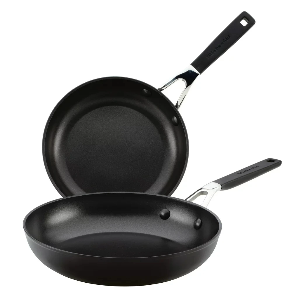 

Anodized Nonstick Frying Pan Set, 2-Piece, Onyx Black