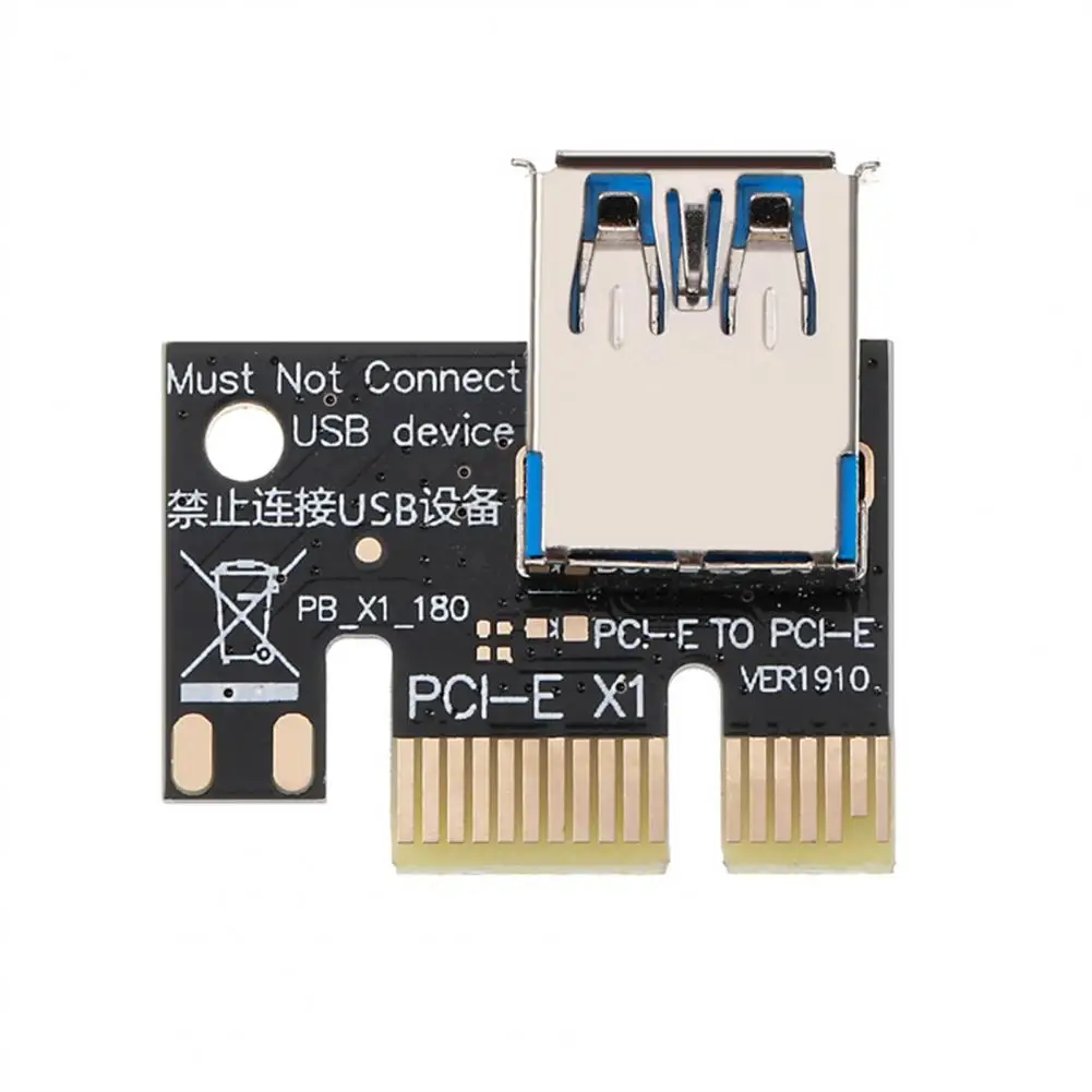 

Компактный PCI-E Экспресс 1X до 16X 6Pin удлинитель питания Профессиональный PCI-E адаптер карта Легкая разборка для компьютерного графического про...