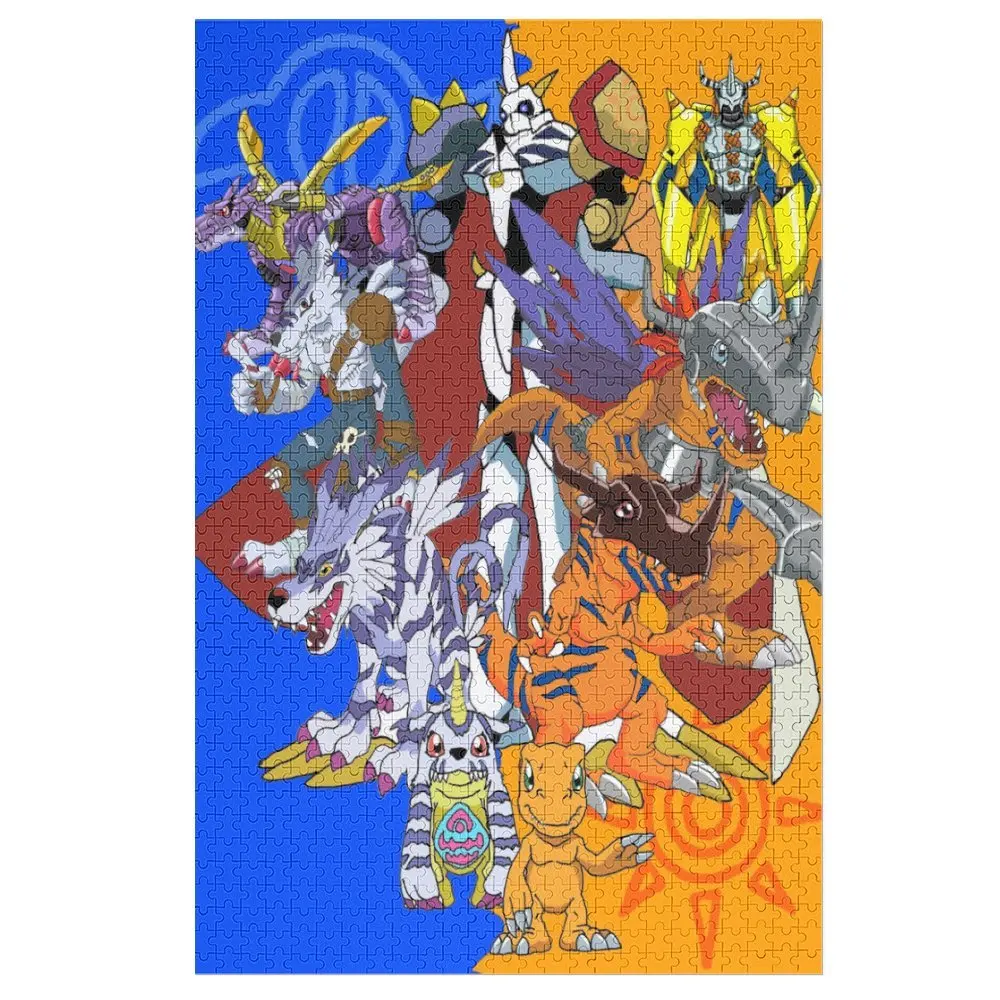 

Пазл Bandai Аниме Digimon AGUMON 300/500/1000 деревянных пазлов, коллекционные игрушки для взрослых