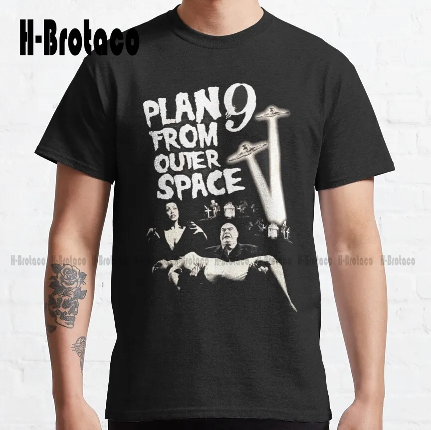 

Plan 9 From Outer Space Classic T-Shirt Custom Gift Funny Art Streetwear Cartoon Tee Creative Funny Tee Xs-5Xl Unisex Streetwear