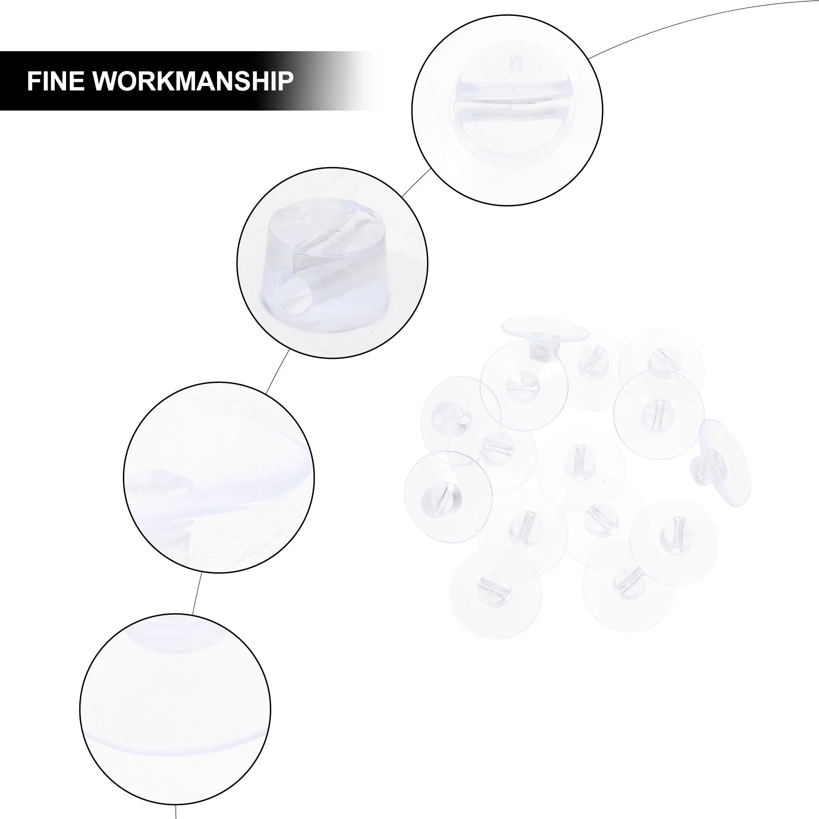 Открытый зажим Присоска Прокладки для проволоки с прорезями Зажимы кабеля