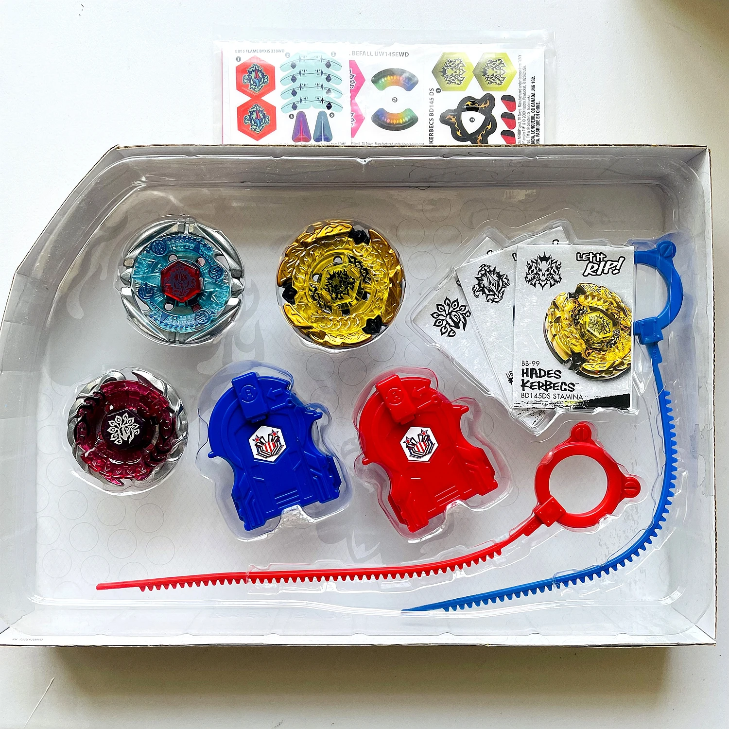 Оригинальный набор звезд Toupie Beys BB100/BB95/BB99 MFB Metal Masters