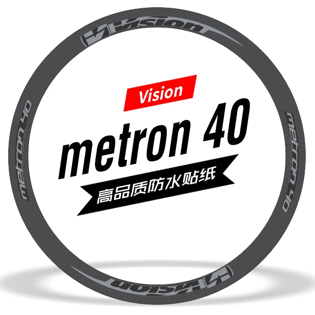

vision 40 road bike carbon bike decals wheel set rim sticker waterproof sunscreen multicolor reflective mt40 cycle accessories