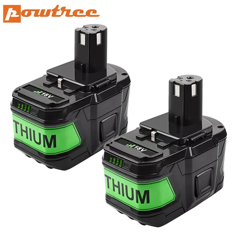 

18V 9000mAh Li-Ion P108 P 108 For Ryobi Battery RB18L40 P2000 P310 for BIW180 L30 Rechargeable Battery