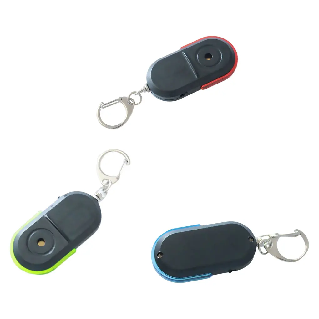

ABS Key Anti-lost Alarms Portable Frosted Battery Powered LED Lighting Children Elderly Phone Locator Tracker Keychain