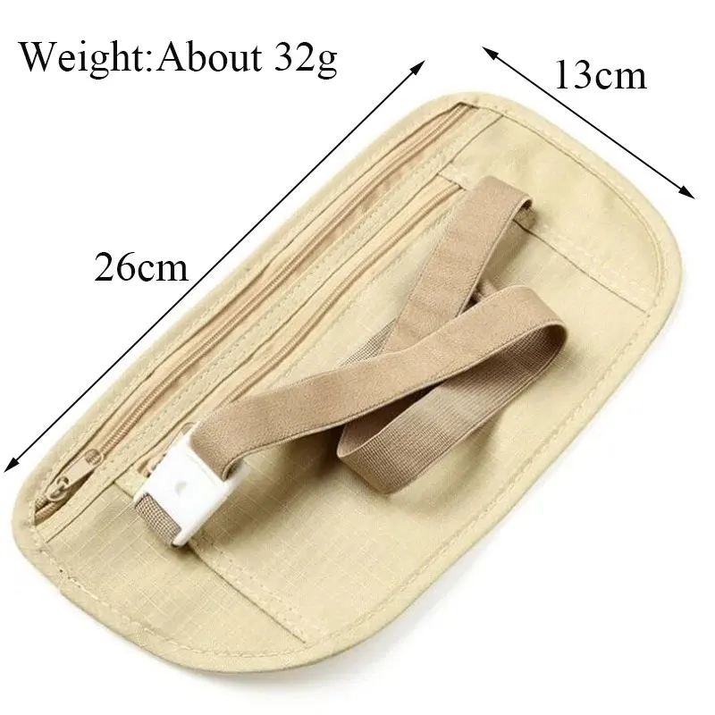 2023 Waist Bag Simple Lightweight Waterproof Polyester Outdoor Sports Bags Mini Portable Phone Key Bag Running Belt Waist Pack