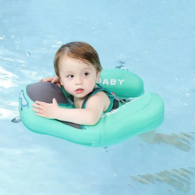 Ненадувной детский Плавающий поплавок безопасное кольцо на шею для младенцев