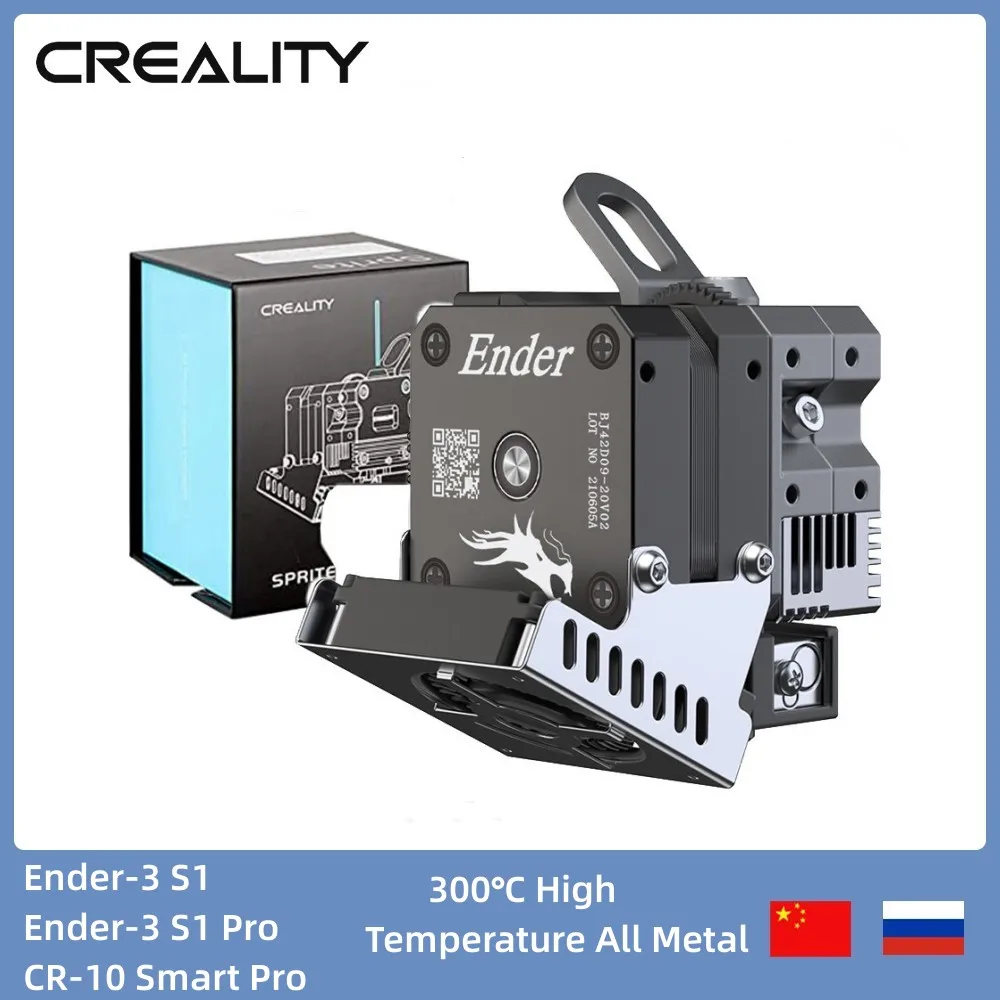 

CREALITY Sprite Extruder Pro All Metal Dual 3.5:1 Gear Feeding Design 3D Printer Upgrade Parts for Ender-3 S1 CR-10 Smart Pro