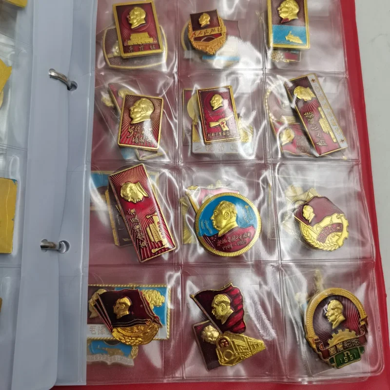 Красный памятный значок председателя Мао ностальгический классический памятная