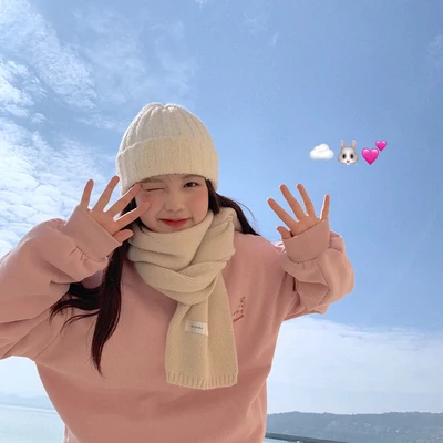 

Casual loose slimming round neck blouse women winter thickening warmth spring and autumn hedging long sleeves