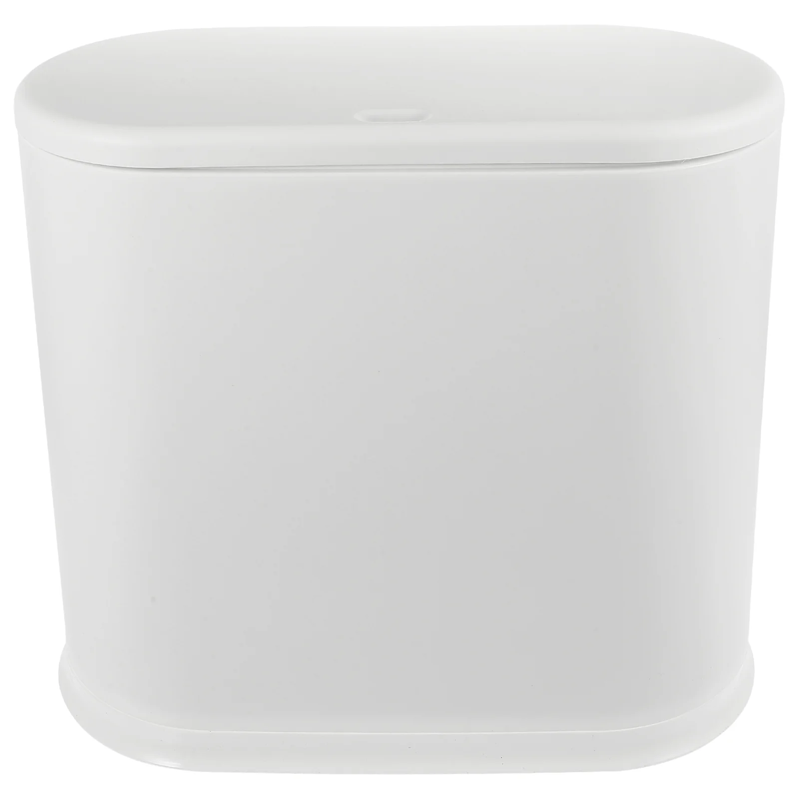 

Recycling Bin Trash Can Office Office Waste Basket Compact Garbage Bin Kitchen Garbage Can Wastebasket Press Lid Slim Trash Can