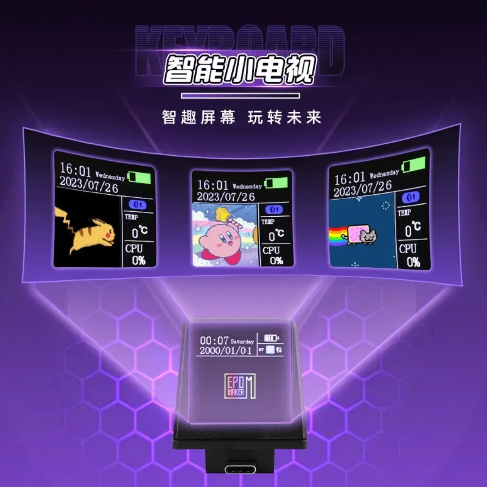 EPOMAKER RT80 Беспроводная механическая клавиатура 75% раскладка Прокладка Горячая