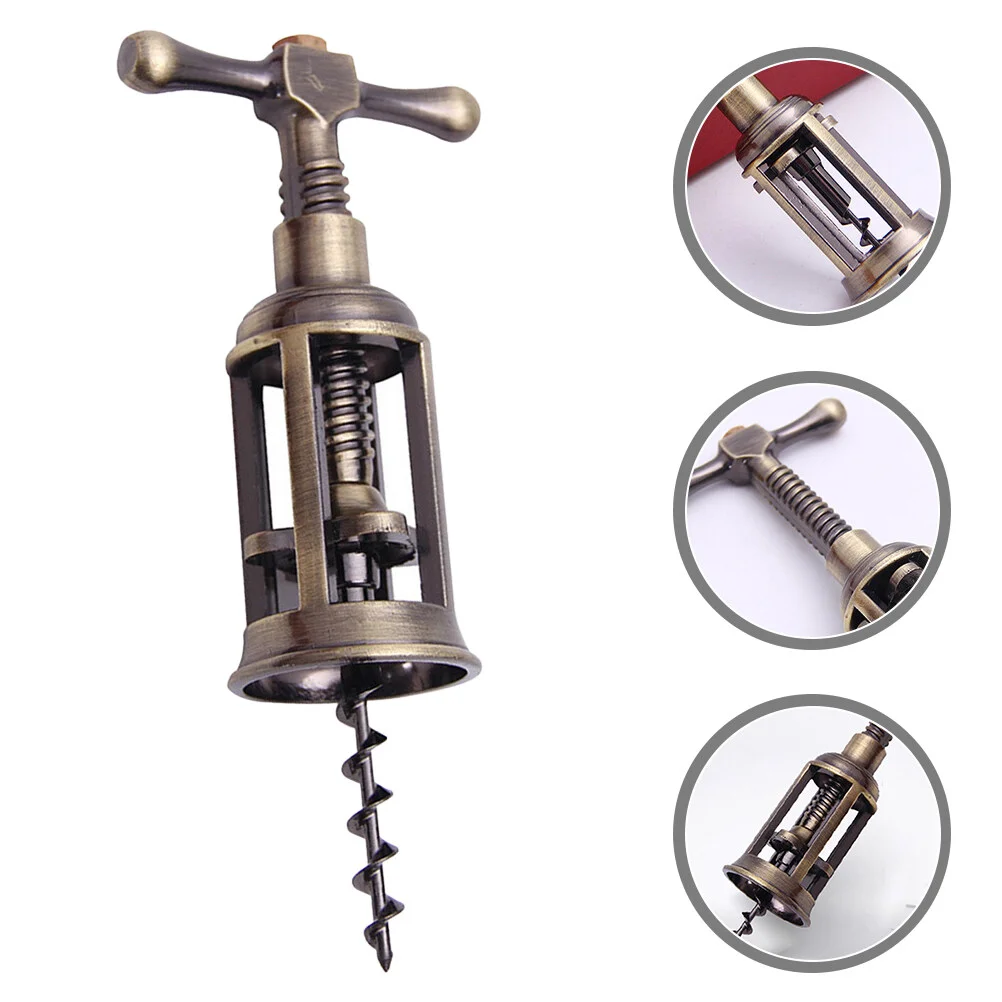 

Lid Lifter Zinc Alloy Bottle Opener Beer Caps Portable Professional Household Red