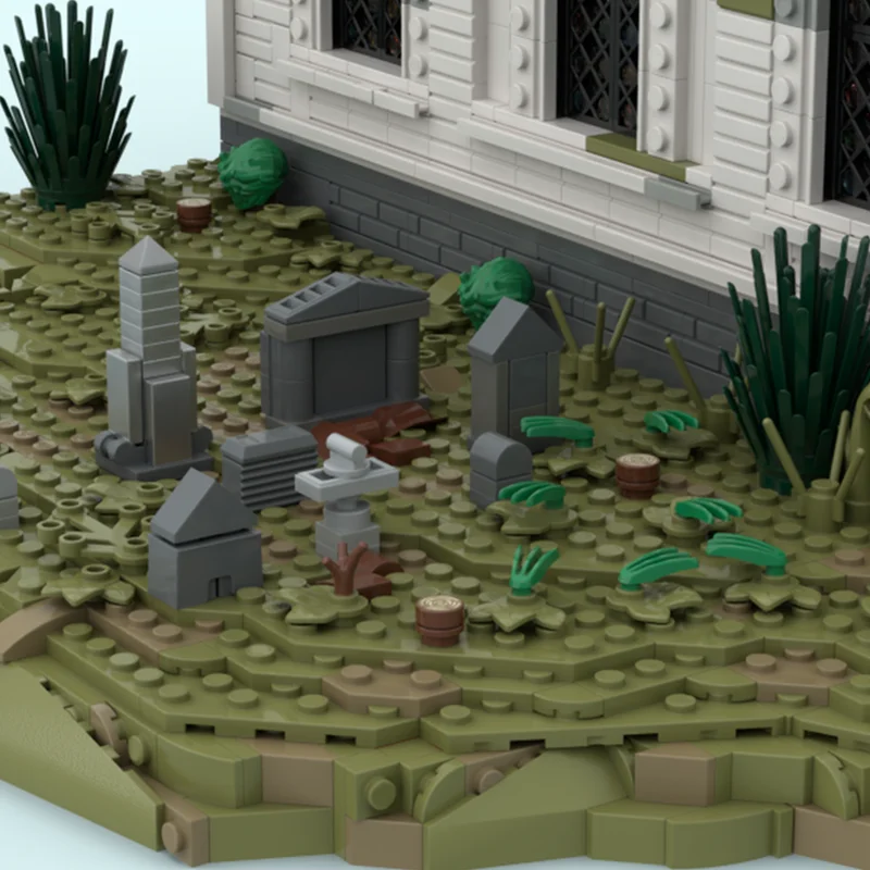 4780 деталей MOC: Модель Западной Церкви из Red Dead Redemption, набор для сборки, DIY-арт-набор, мега-мини, большой, культовый, развивающий конструктор, подарок (art.: 3920dc0ff4705) - 3920dc0ff4705