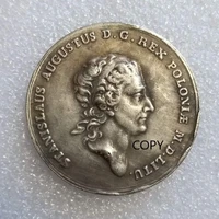 poland 1771 silver plated brass commemorative collectible coin gift lucky challenge coin copy coin