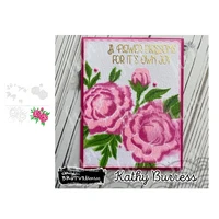 spring peony floral layering stencil diy embossing making scrapbooking diary greeting card decoration drawing embossing template