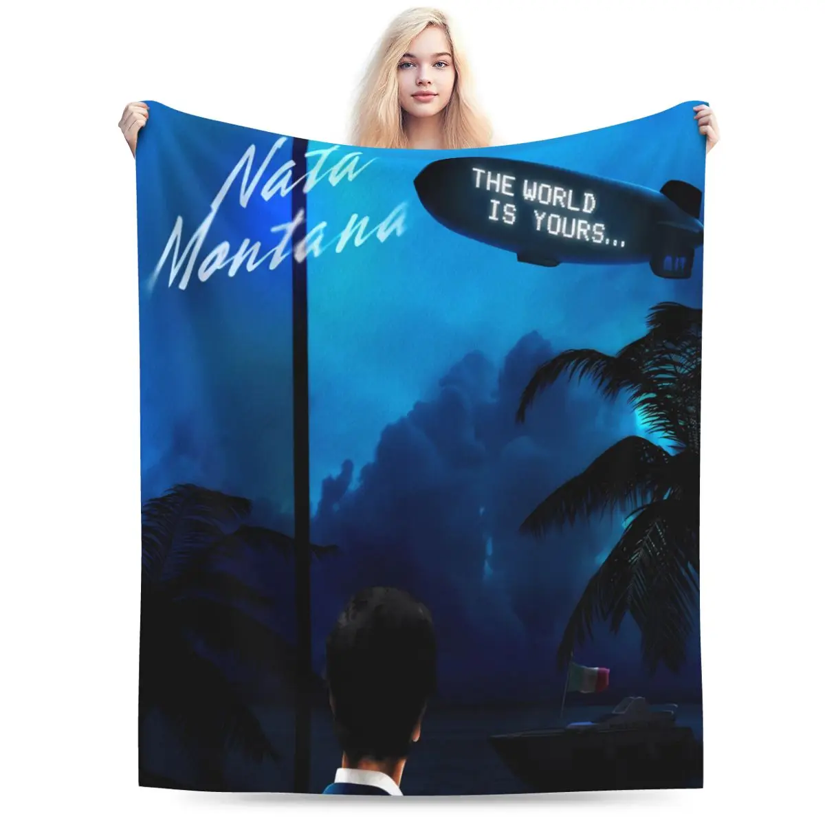 Ультра-мягкое Флисовое одеяло Nata Монтана Natanael Cano