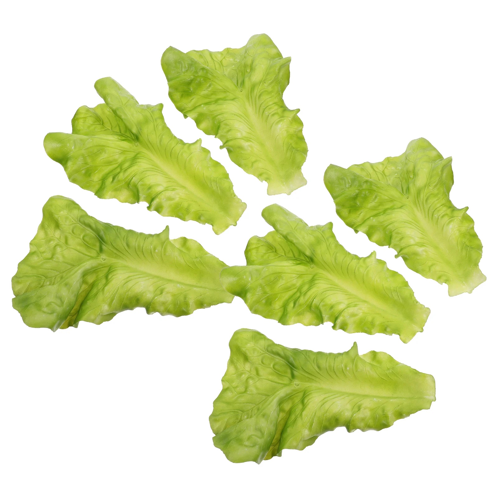 

Lettuce Vegetable Fake Artificial Vegetables Model Leaves Faux Decorsimulation Prop Toy Leaf Models Kitchengreen Play Veggies