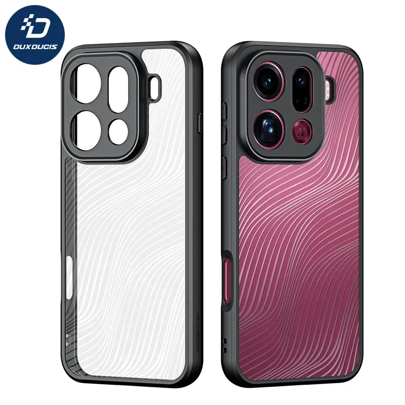 Фото Чехол для OPPO Find X9, X9 Pro DUX DUCIS Aimo, жесткий ПК с защитой от падения, полупрозрачный чехол для телефона №2