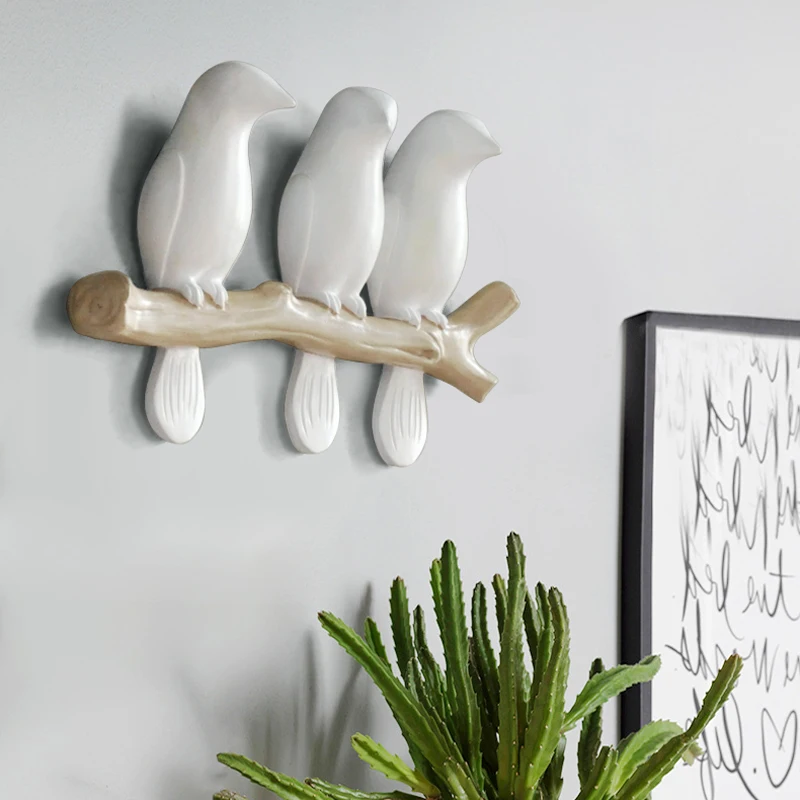 Настенные Стикеры для спальни украшение стен полимерная птица креативная