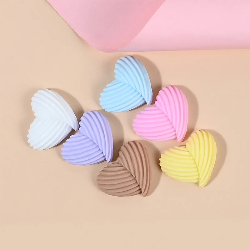 

Kawaii Cookies Flatback Resin Biscuits Cabochon DIY Loving Heart Cream Handmade Hair Bow Decoration Headwea Accessories