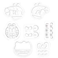 cartoon pig cat chocolates cookie cutters moulds animal shape biscuit diy fondant pastry decorating kitchen cake baking tools