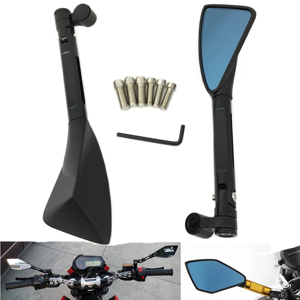 

Universal Motorcycle 8mm 10mm CNC Aluminum Adjustable rearview mirror For BMW R1200R R1200GS F800GS G310R F650GS F700GS F800R