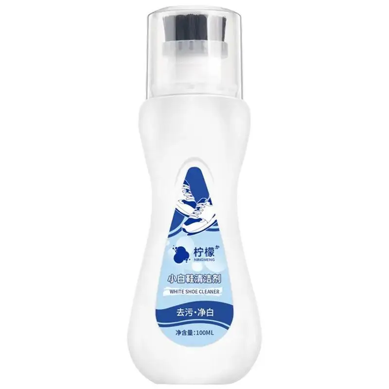

100ml Shoe Cleaner Shoe Dust Remover Shoe Cleaner Foam With Brush Fabric Cleaner Dust Remover For White Shoes Cleaning Tools