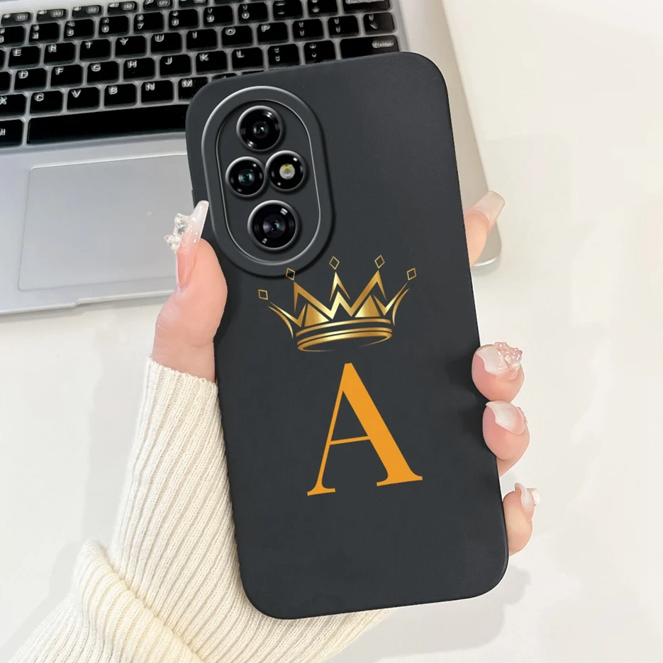 Чехол для Honor 200 Pro ELP-AN00 стильный чехол с 26 буквами мягкий из ТПУ телефона Lite Honor200