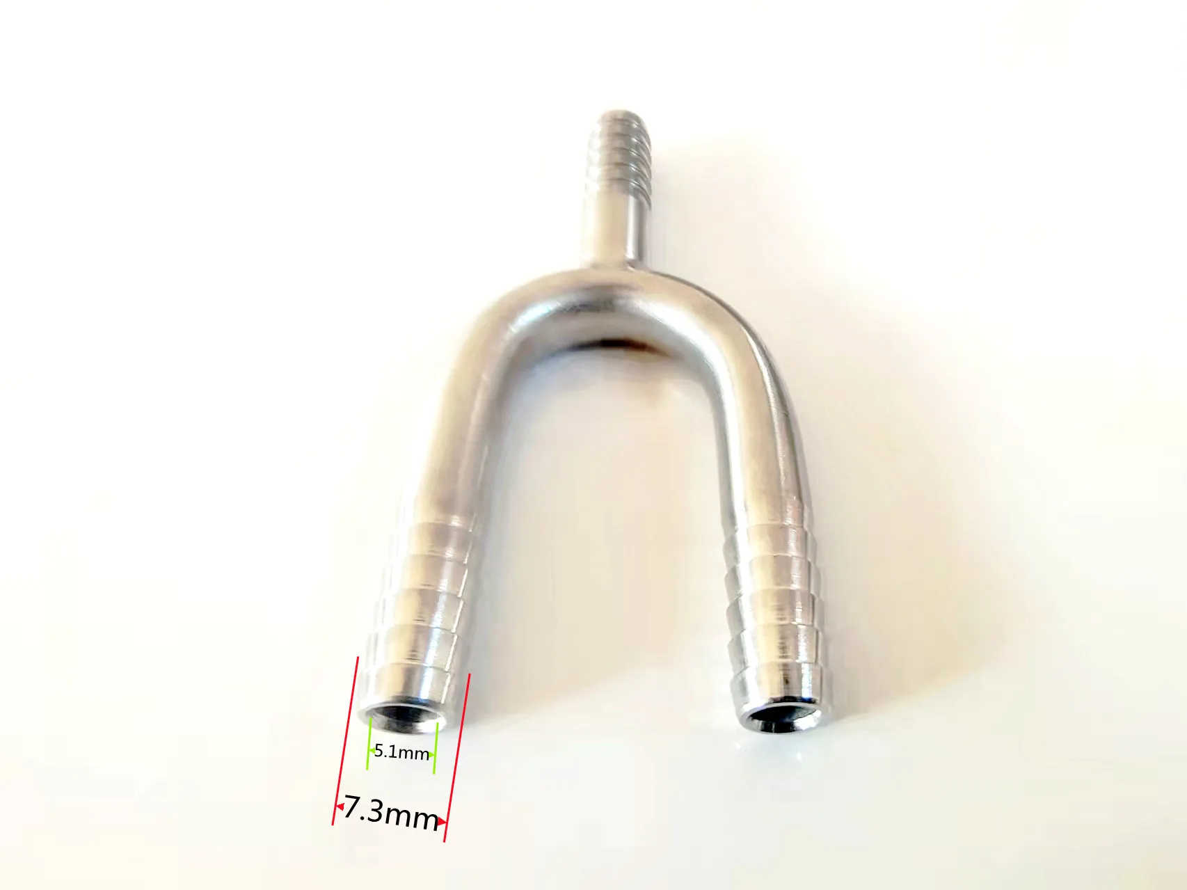 Y-shape 304 Stainless steel barbed tee Joint ，Home brewed BEER hose connection adapter American standard food grade material |