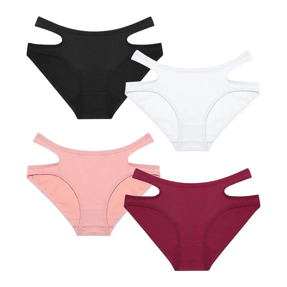 

Женские хлопковые трусики-бикини, без швов