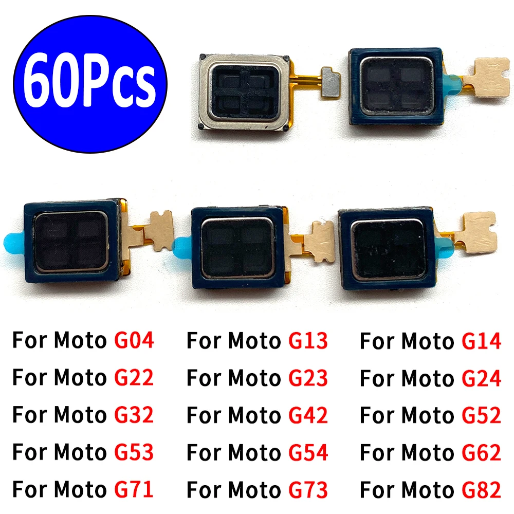 60 шт. новый для Moto G04 G13 G14 G22 G23 G24 G32 G42 G52 G53 G54 G62 G71 G73 G82 Наушник Звук Верхний динамик