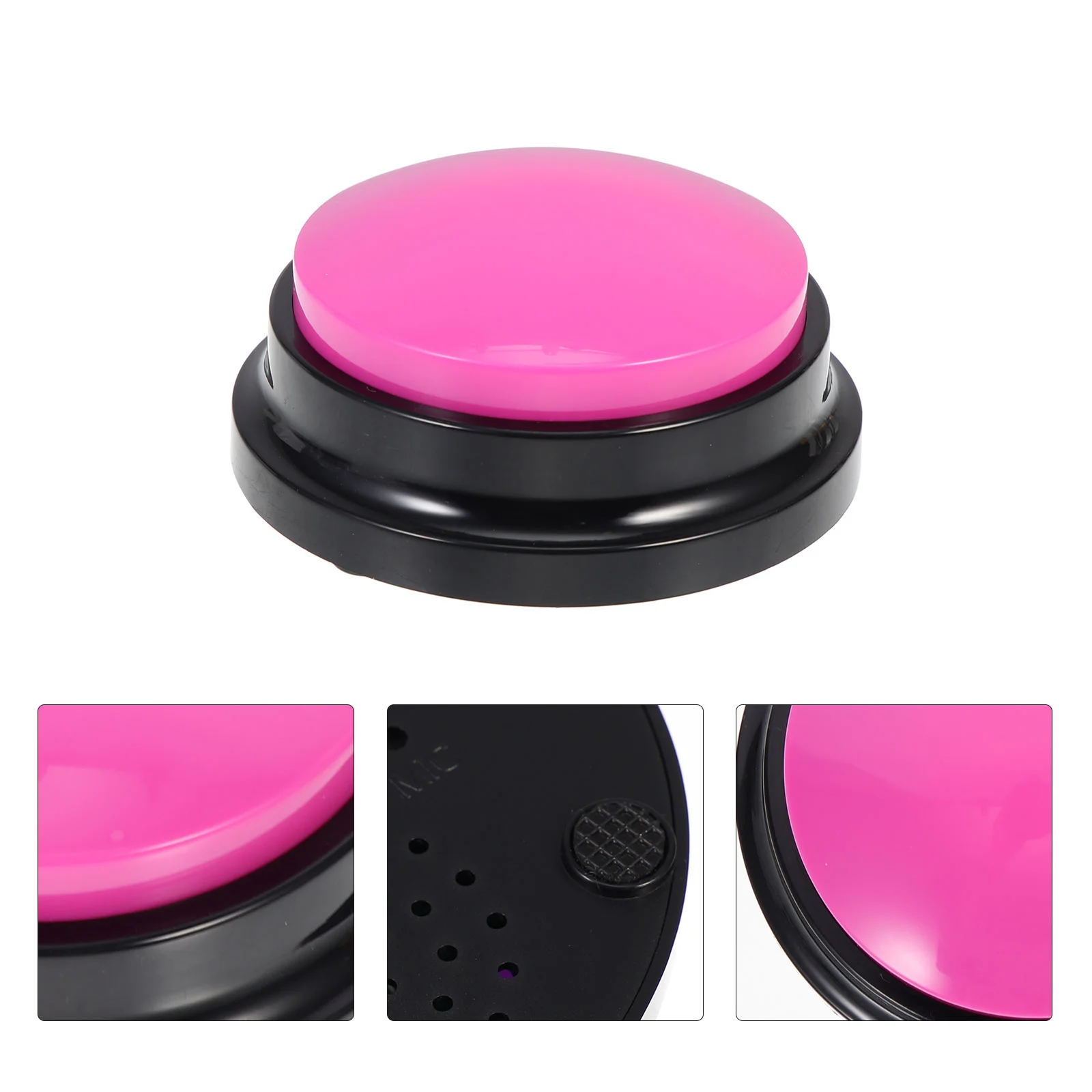 

Pet Button Puppy Accessory Funny Dog Recording Abs Interactive Buzzer Wear-resistant Supply Interesting Pulsive and Pets