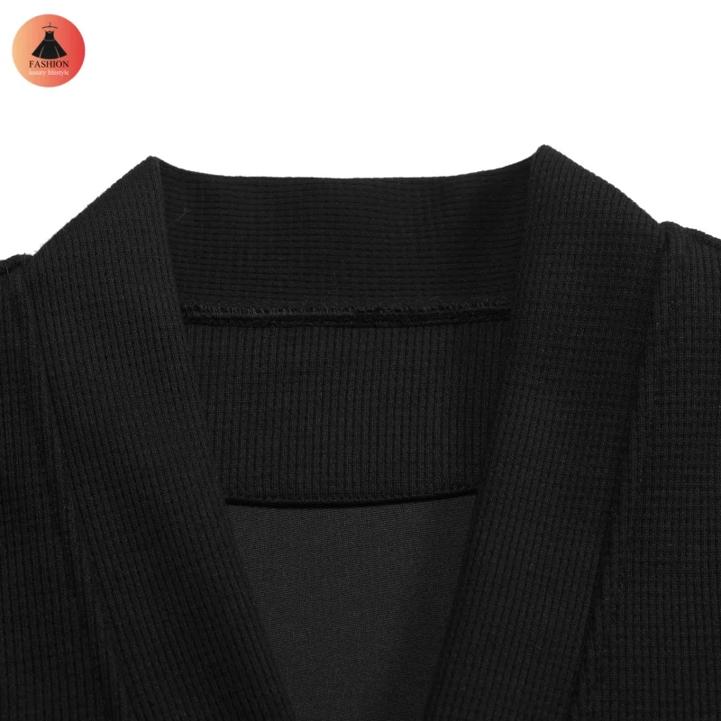 CAVEMPT C.E Trend осень-зима вязаный свитер высокого качества с v-образным вырезом модная