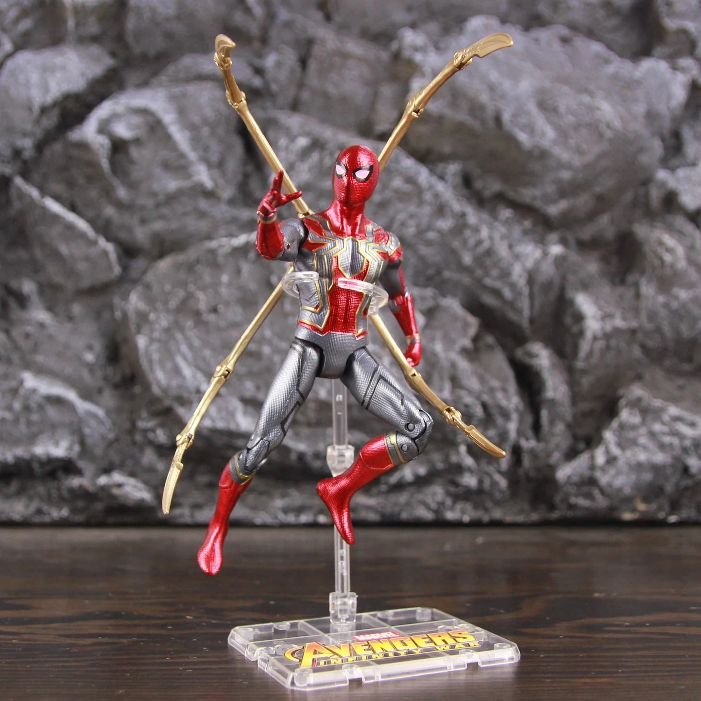 

Marvel Anime Movie Spider Man 6" Action Figure Toys Doll Model Iron-Spiderman Gold Claws Endgame Infinity War Tom Holland