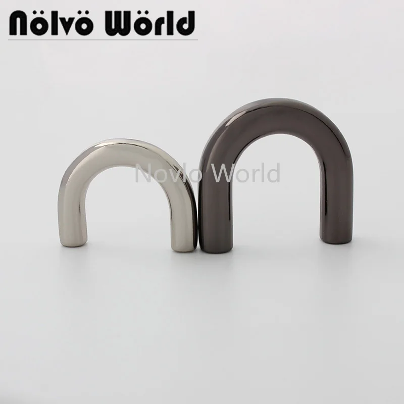 

10-50 pieces 6 colors 6.0mm 7.0mm wire 3/4" inner gun black new products U shape arch bridge for handbag connector accessories