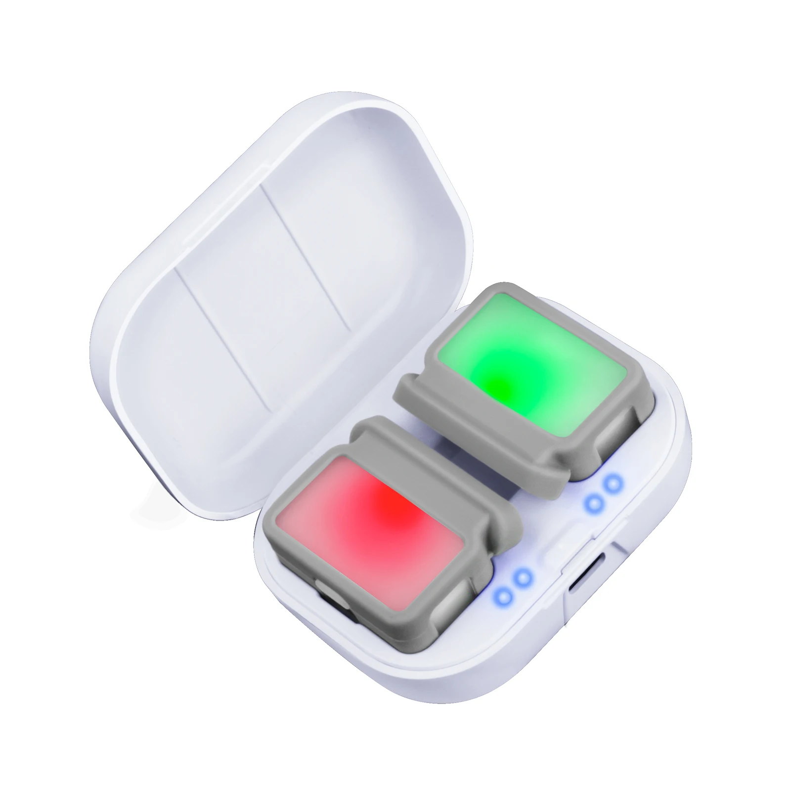 

3 Color Modes 25LUX/0.6m 2*20 3000-6500k LED Fill Light With Charging Case For DJI OM 5/4/4 SE Quick Charging