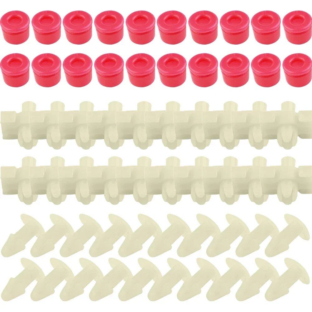 

52 шт. автомобильные зажимы, заглушки, втулки, дверные прокладки, зажимы для отделки Mercedes, Benz W123, автомобильные зажимы, заглушки, уплотнительные зажимы