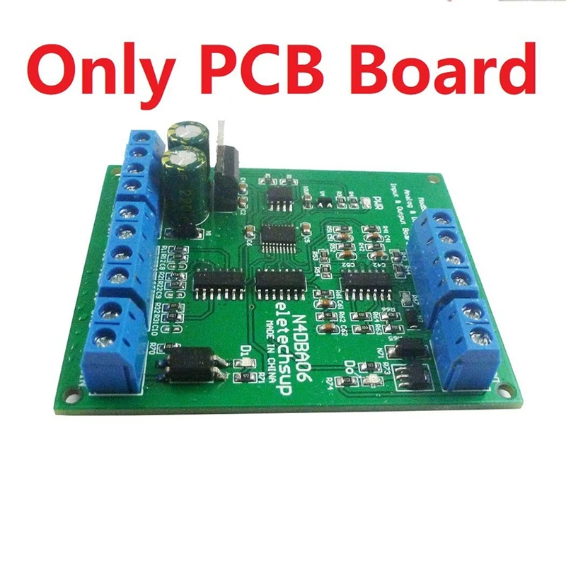 

DC 12V 8CH Analog Digital Input Output Devices 0-5V 0-10V 4-20MA DAC ADC RS485 Modbus RTU Board