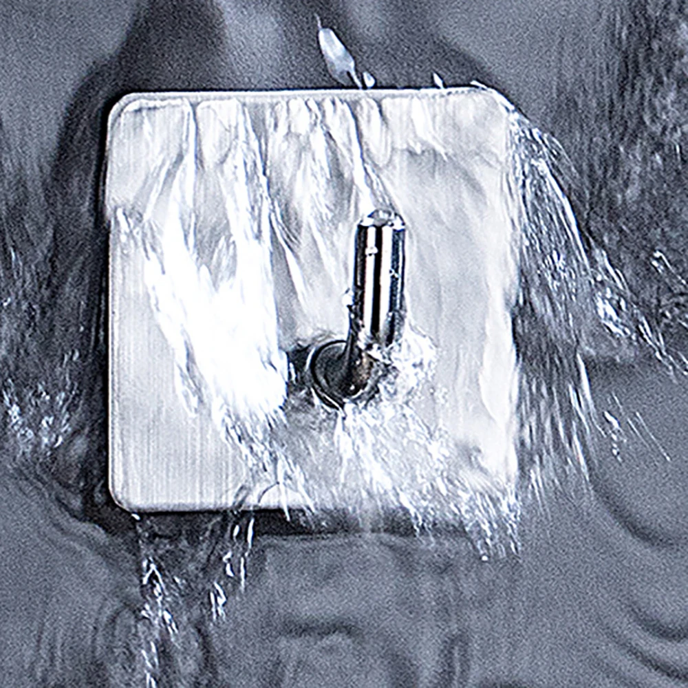 

Stainless Steel Bathroom Hooks Self Adhesive Towel Robe Hook Door Wall Hooks Hanger Coat Hook Rustproof Hook Hanger for Kitchen