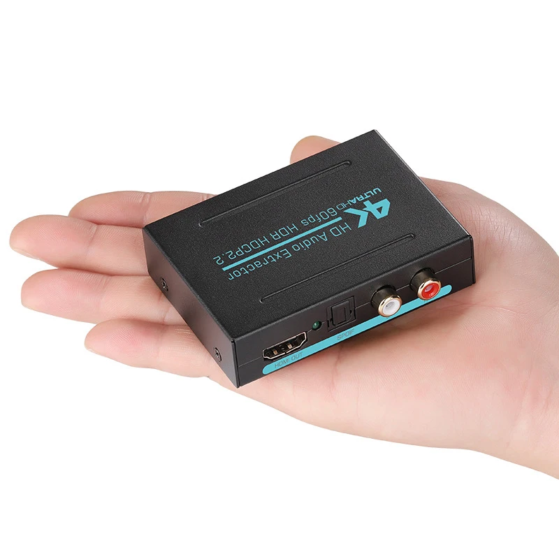 HDMI 2 0 аудио экстрактор 4K @ 60 Гц в с оптический SPDIF + RCA L/R стерео сплиттер адаптер