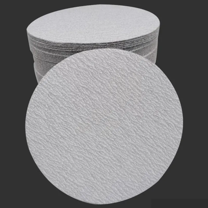 20pcs 5 Inch 125mm White Round Dry Scrub Sandpaper Disk Sand Sheets Grit 60-600 Hook Loop Sanding Disc for Polish