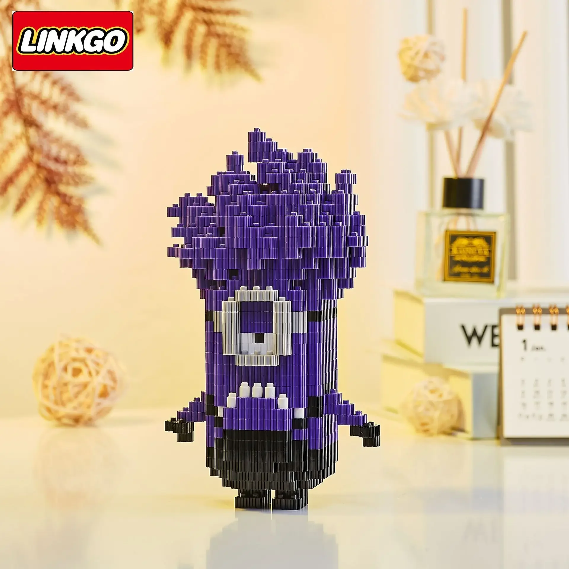 Linkgo Minion Connection строительные блоки Дэйв Стюарт забавная 3D модель аниме Миньоны